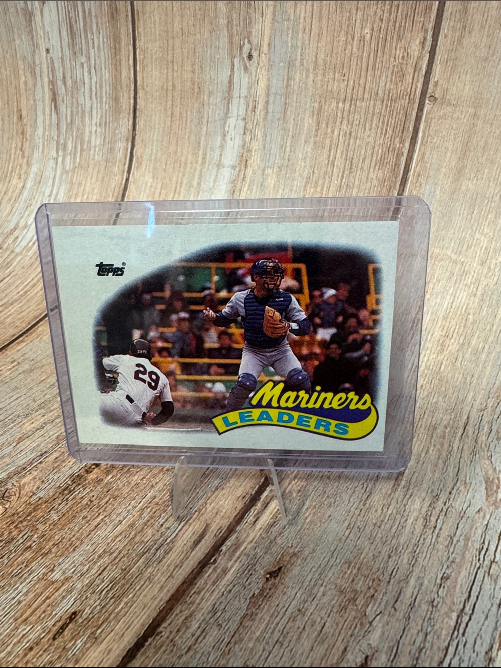 VTG 1989 Topps Mariners 1988 Team Leaders #459 Baseball Card Item #PHK1766